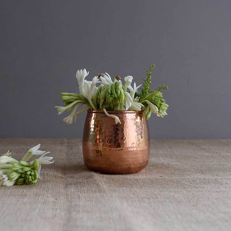 Exquisite Copper Viola Vase