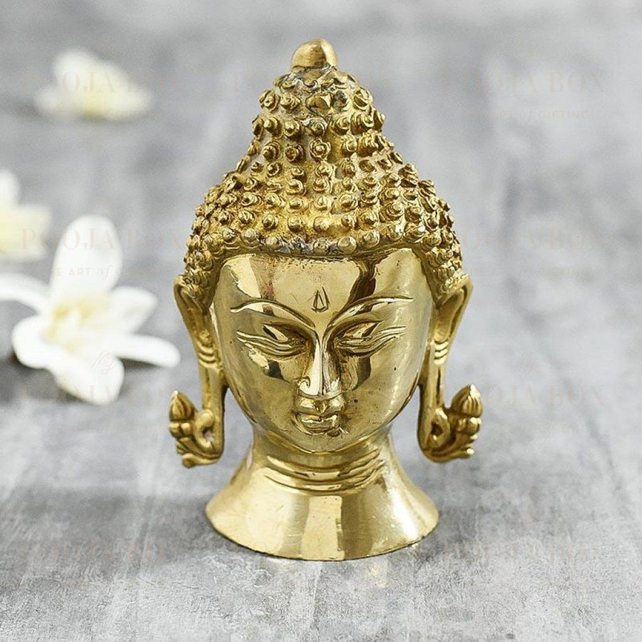 Antique Buddha Head Idols Home Decor