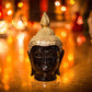 Black Buddha Head Showpiece Idols