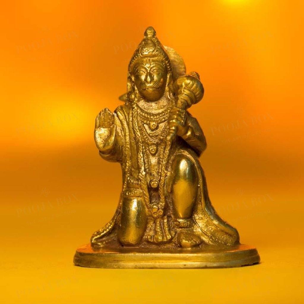Brass Hanuman Idol Idols