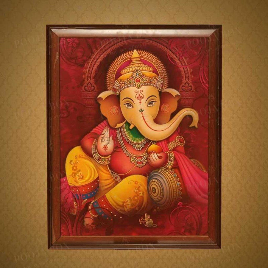 Contemporary Lord Ganesha Painting Framed Paintings