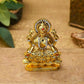 Diamond Studded Laxmi Idol On Lotus For Puja Home Decor Idols