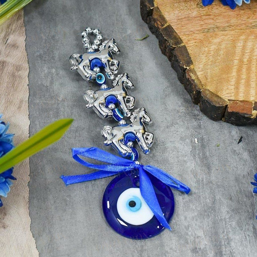 Evil Eye Horse Wall Hanging Protection Amulet Feng Shui