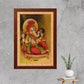 Exclusive Framed Ganesha Wall Painting In Sitting Position Hanging