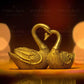 Feng Shui Pair Of Golden Swan For Good Fortune