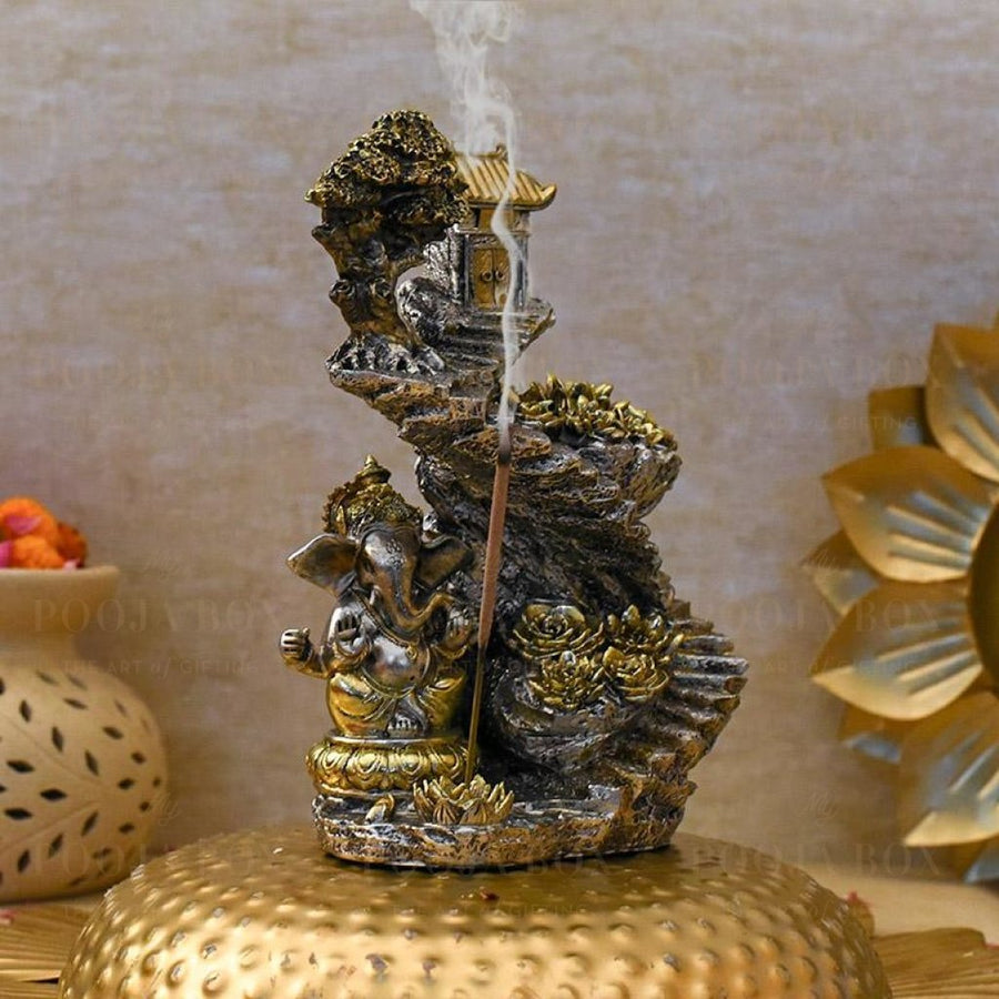 Ganesha Treehouse Incense Holderagarbatti Stand Idol