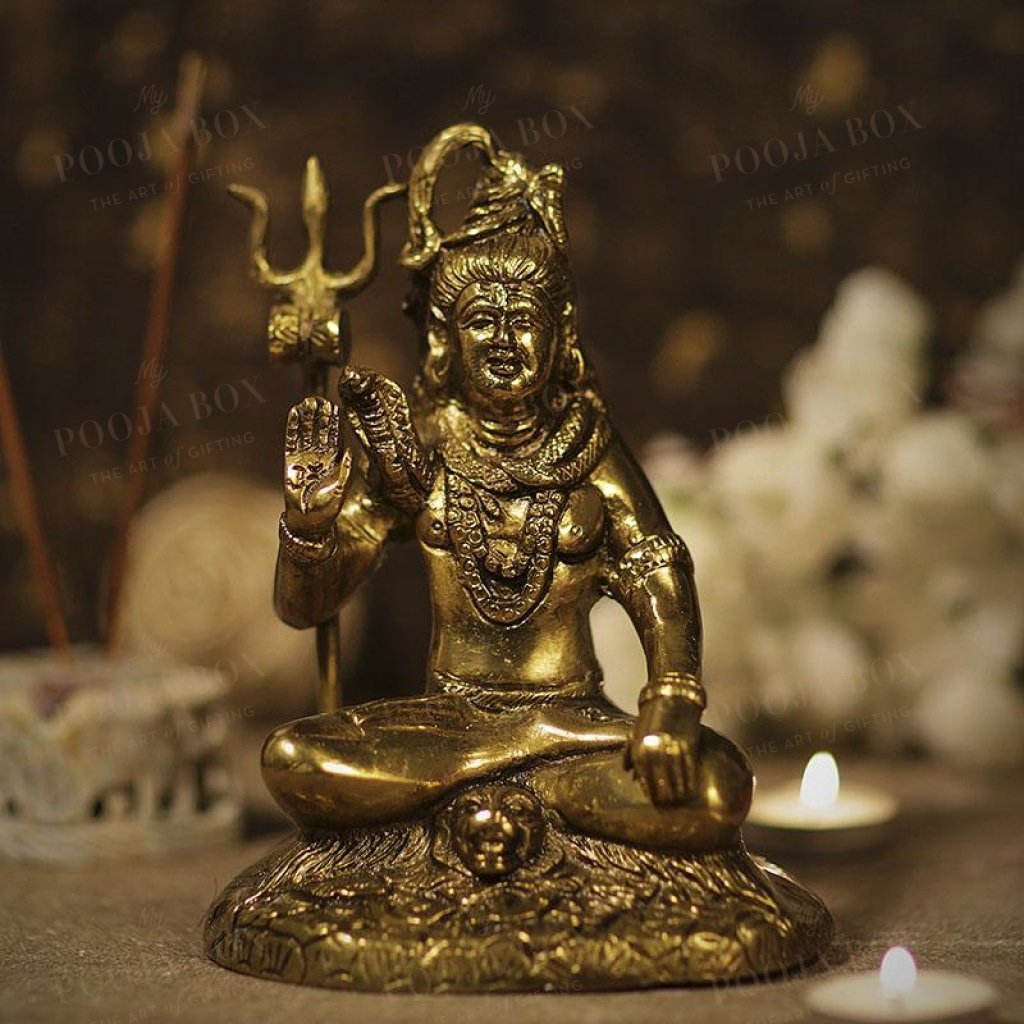 Heavenly Lord Shiv Brass Idol Idols