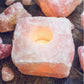 Himalayan Pink Salt Naturally Carved T-Light Lamp Salt Lamp