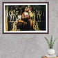 Lord Buddha Lotus In Hand Painting For Decor Framed Paintings