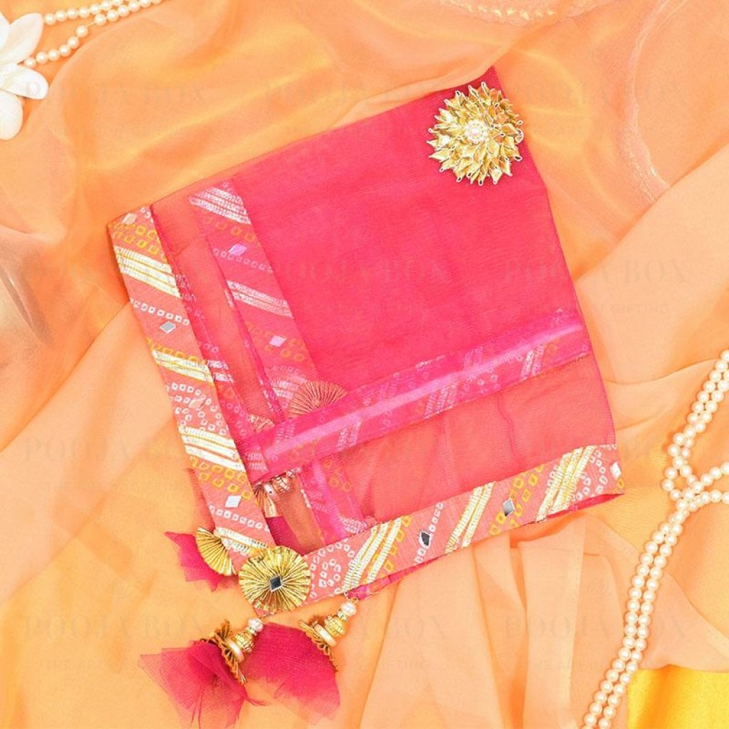 Pastel Rani Jaipuri Thali Cover Pink