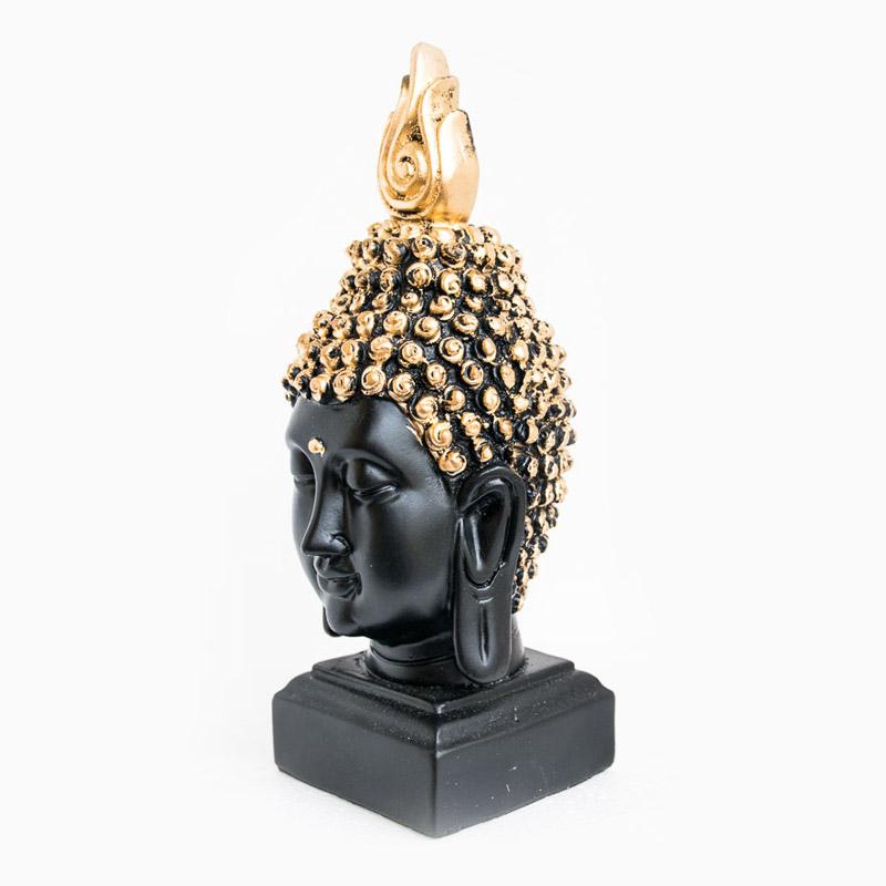 Tranquil Buddha Head Figurine