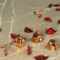 Rosea Floral Pooja Set Of 3 Items