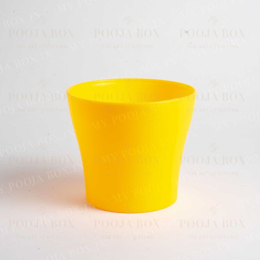 Small Yellow Planter Pot