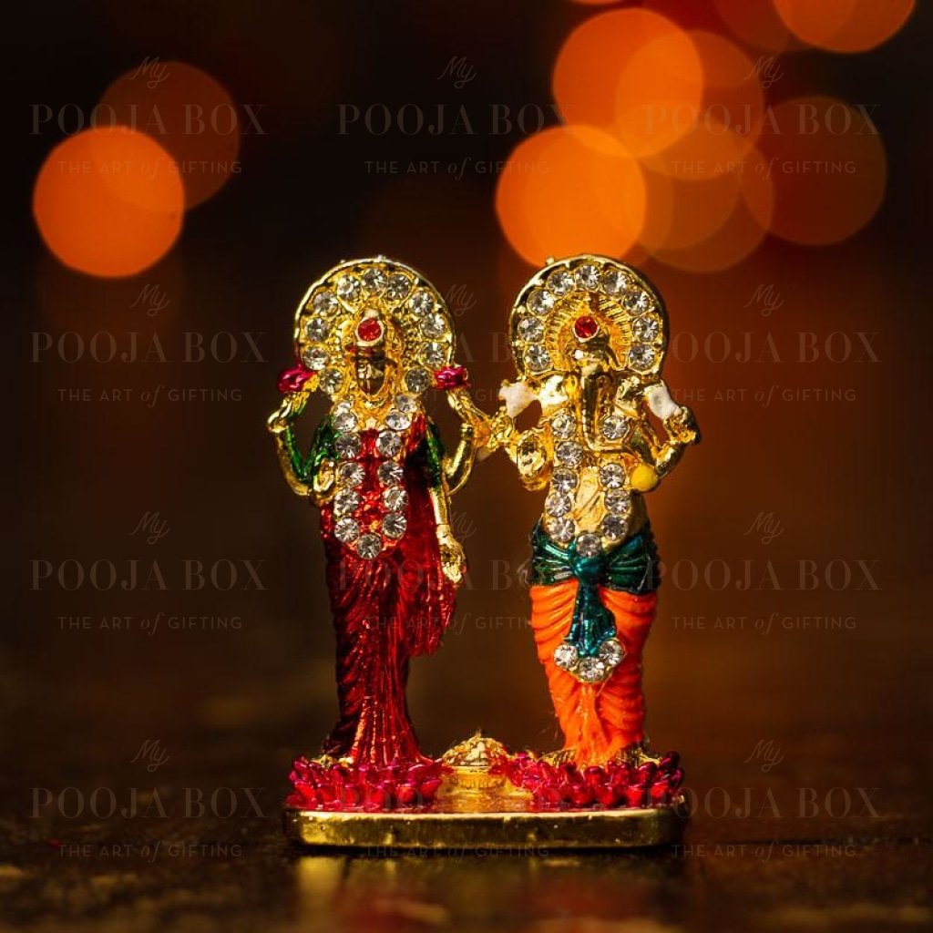Standing Laxmi Ganesha Idols