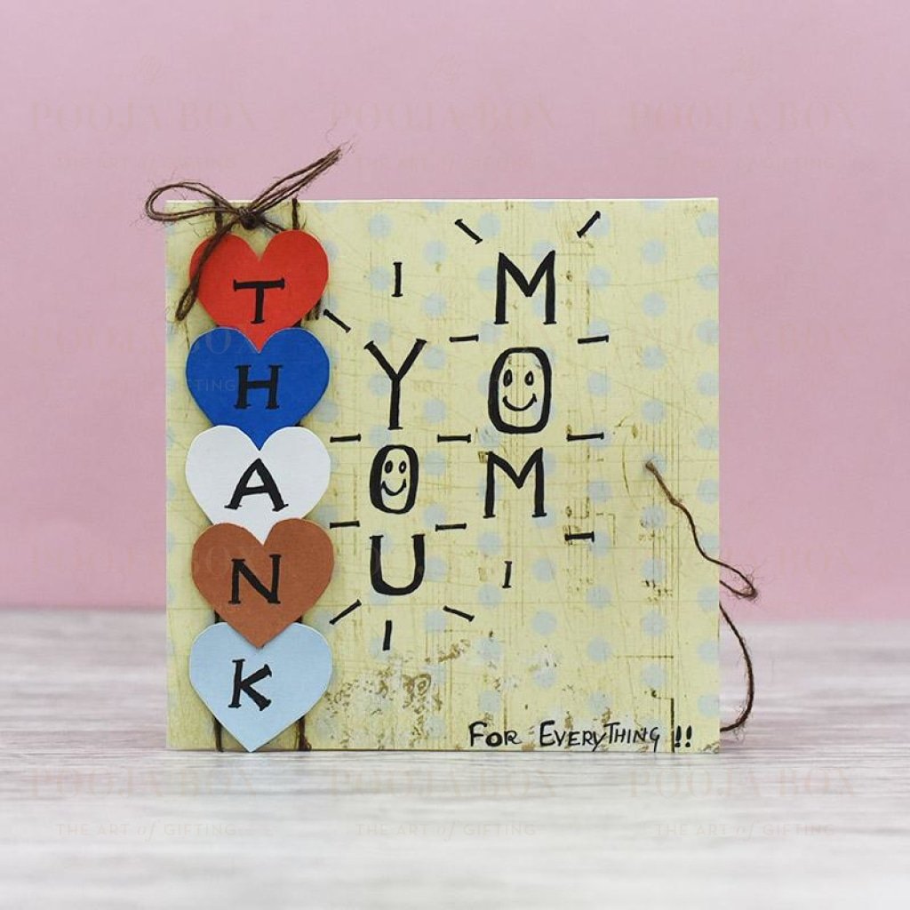 Thank You Mom Mothers Day Greeting Card Card